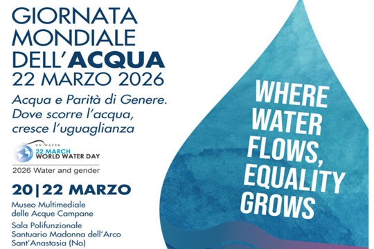 Arpac e la Giornata mondiale dell’acqua 2026. Tour acqua letteraria e Museo multimediale acque campane