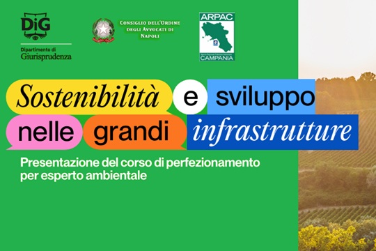 Sostenibilità e sviluppo nelle grandi infrastrutture, incontro all'Università Parthenope