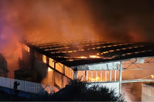 Incendio a Forchia (Bn), in corso monitoraggio diossine